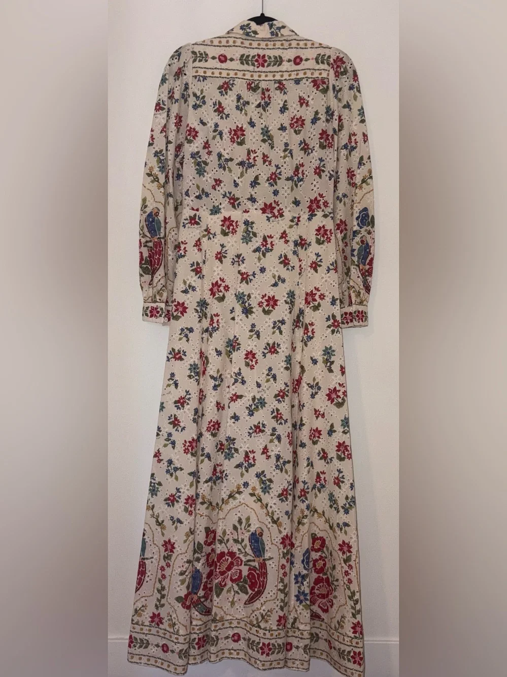 Sezane x Farm Rio Bella Dress in Jardim Romantico Cream Floral Dress FR34/US2 - Picture 6 of 9